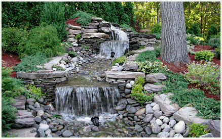 Backyard Waterfall & Stream Construction Company NY, NJ & CT